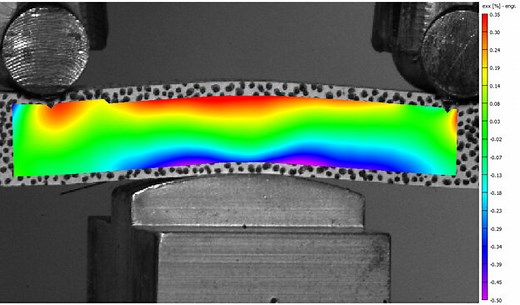 Ultra-High-Speed, Super Dynamic Bend Test — Correlated Solutions Digital Image Correlation