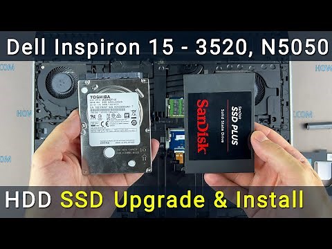 Dell Inspiron 15 3520, N5050 HDD to SSD Replacement – Full Installation Guide