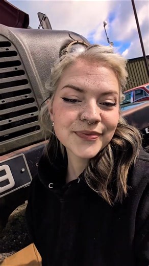 who needs henna freckles when you have a truck #cartok#classictrucks #mechanic #austink9 #austin