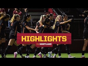Women's Soccer - USC 3, Maryland 0: Highlights (09/25/2025)