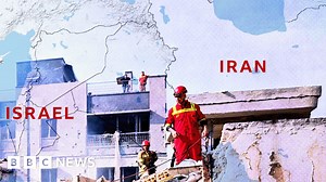 Israel's overnight strike on Iran in maps and images