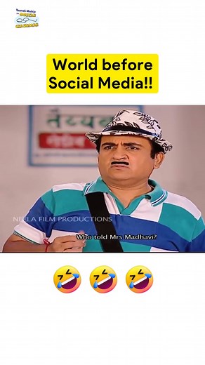 1.7M views · 10K reactions | World before Social Media!! #TMKOC #TMKOCWorld #TMKOCMiniIndia #funtimes #Entertainment #thursday #thursdayvibes | Taarak Mehta Ka Ooltah Chashmah | Facebook