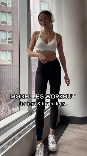 Antwoorden op @maraahelena my go-to Leg Workout as a model 🔥 . #gymtok #bewegenoptiktok Leg slimming workout Model workout