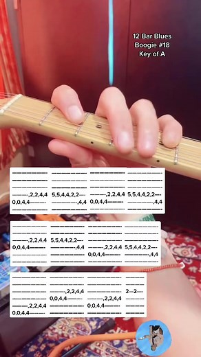 Blues Boogie Guitar Tutorial No. 18 #guitarlessons #guitar #bluesguitar #guitartutorial #guitarist | Hey Guitar