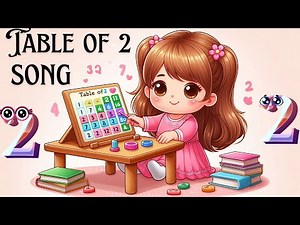 Table of 2 | Song | A Fun Way to Learn the Basics | Multiply by 2 | Preschooling | TRAIN YOUR BRAIN