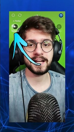 Troque o fundo das suas Lives com Chroma Key!! #shorts