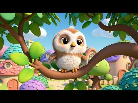 Baby Owl Says Hoot Hoot Hoo | Gentle Nature Songs & Nighttime Nursery Rhymes