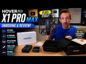 HOVERAir X1 ProMax drone unboxing and review This is a content creator GAME CHANGER