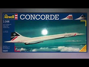 REVELL 1/144 CONCORDE BRITISH AIRWAYS ASSEMBLY VIDEO (OLD LIVERY)