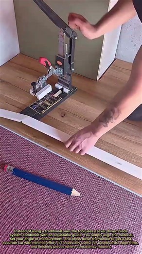 Perfect Trim Cuts Every Time! Smart Tool for Fast, Accurate Flooring & Molding
