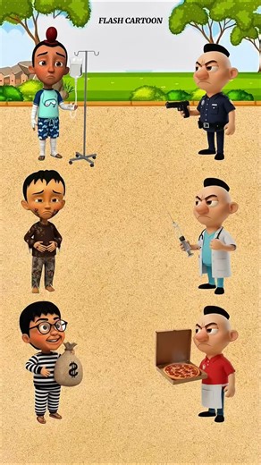 Tebak pekerjaan hamood habibi #animasi #kartun #upinipin #hamoodhabibi #shorts #animation #cartoon