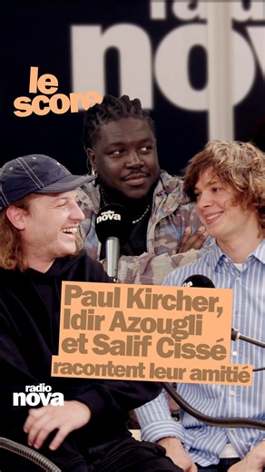 Paul Kircher, @idir.azougli et @salifdescisse étaient les invités du Score, l’émission présentée par Charline Roux. @charlinelescore Pour le film « Météors » réalisé par @hubertcharuel et @claude.le.pape, en salles. Découvrez le podcast en intégralité sur toutes les plateformes de streaming et sur nova.fr. | Radio Nova