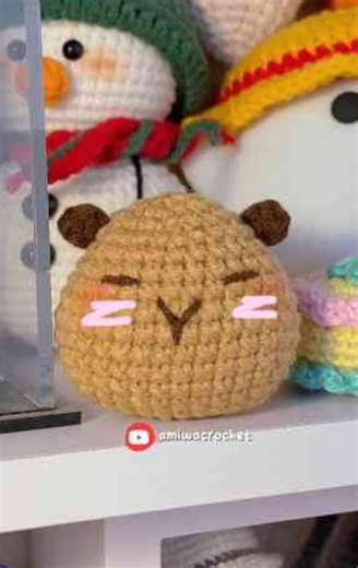 Capybara chibi tutorial is live, crochet your adorable friend!