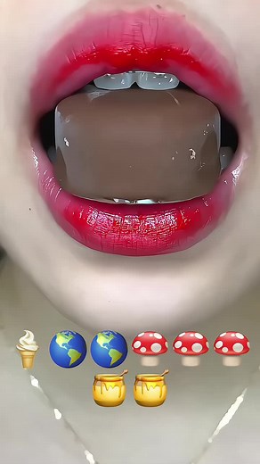 Clear and Crispy Ice Cream Mukbang ASMR Challenge