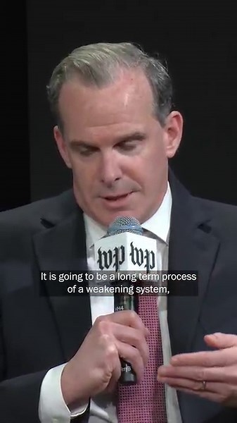 Brett McGurk: "Iran is in its weakest position ever"