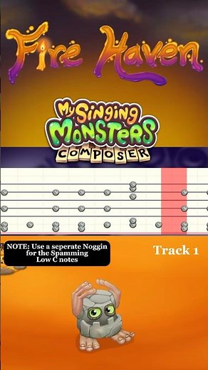 My Singing Monsters: Fire Haven Noggin in Composer Tutorial! #msmcomposer
