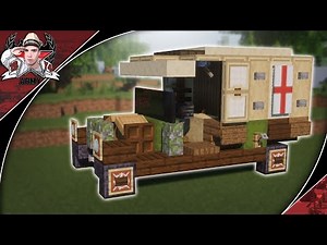 Minecraft: WW1 Ford Model T Ambulance | Ambulance Tutorial