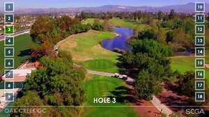 Getting out early today to go play? We approve 👍 #FlyoverFriday 🚁 Oak Creek Golf Club | SCGA