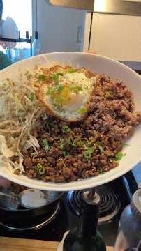 Honey Garlic Miso Ground Beef | #reels #cooking