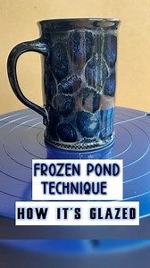 I have been infatuated, like many other potters, with this Frozen Pond technique. It’s basically a combination of glazes that create a visual that often resembles a frozen pond. The Key glaze being RHC (Running Hot Chowder) from @spectrumglazes on an @amacobrent Obsidian base glaze and. Third glaze atop the RHC dots. It was primarily developed for flat plates and has expanded to include many more surface. Credit to @klm4655 Kathy McGuire for sharing her magic with the pottery community. I plan t