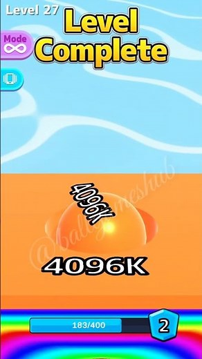 NEVER Seen 4096K Ball & Tile in Ball Run 2048! 🔢🔥😱 #shorts #ballgameshub