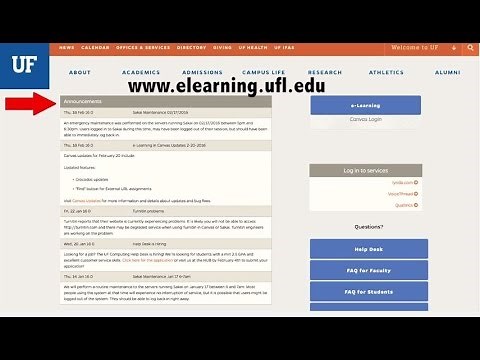 Navigating UF's e-Learning Environment