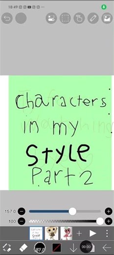 dandy world characters in my style part 2