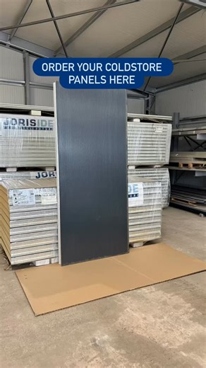 Order your cold store panels today! JI TF WALL 1100 100MM PIR Insulated cold store panels External face- anthracite micro rib Internal face- white liner tray 2.5M & 6M lengths available Call today on 01283 585150 📞 #coldstore #insulatedpanels | Actionclad 2001 Ltd