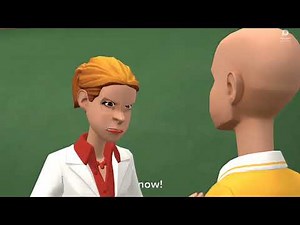 Caillou Poops on his Teacher and gets Grounded(Plotagon Story)