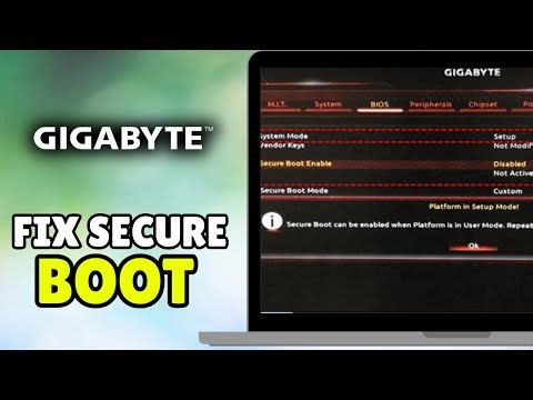 How To Fix Secure Boot Enabled But NOT Active in BIOS Gigabyte Secure Boot Enabled But Not Active
