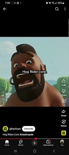 Hog rider core is wild💀