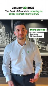 252 reactions · 32 shares | The Bank of Canada (BoC) kicked off 2025 with another rate cut. The central bank just announced it is lowering its lending rate by 25 basis points, bringing it down to 3%. Read more: https://go.td.com/3WF9W54 | TD | Facebook