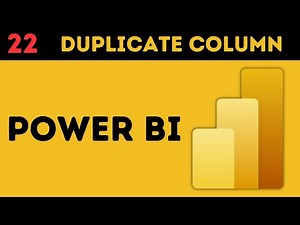 Duplicate Column in Power BI