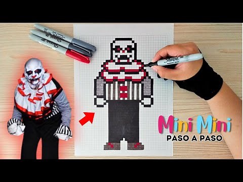 Como dibujar a MINI MINI de ‪@fedevigevani‬ en PIXEL ART – Tutorial paso a paso