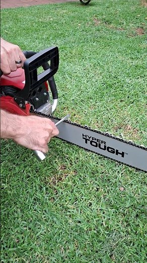 How to engage the chain brake on a Hyper tough chainsaw. #michaelstoolbench #hypertough #chainsaw