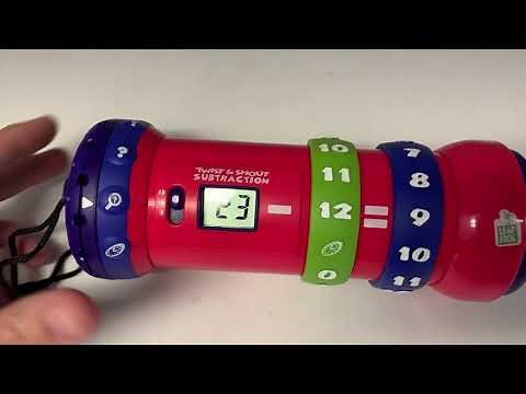 2001 Leap Frog Twist and Shout Subtraction Math Learning Game How Does it Work? Homeschool Learning