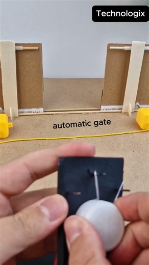 simple automatic gate system #diy #metalworking