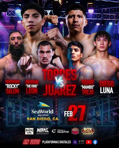 "The Home of Boxing in America" ​​alongside Eddy Reynoso, Adrian "Raton" Torres vs Marco "Poema" ...