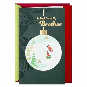 Hallmark Christmas Card for Brother (Good Times and Great Memories)