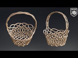 How to Model a Wicker Easter Basket in Blender 3D