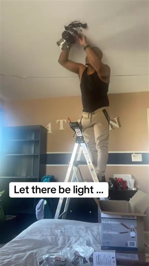 Ceiling fan installation