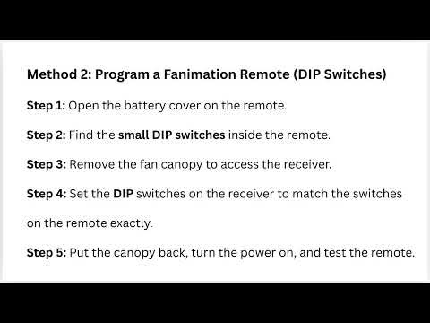 How to Program Fanimation Fan Remote – Step-by-Step Setup & Troubleshooting Guide 2026