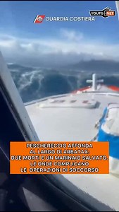 Tragedia al largo di Arbatax dove la guardia costiera sta intervenendo per un peschereccio affondato: ci sarebbero due morti. Un cadavere è stato notato in acqua che galleggiava e uno invece, forse il comandante, sarebbe morto a bordo dell’imbarcazione. Nella zona il fondale è di 200 metri. Salvato invece un marinaio, imbarcato dal peschereccio “Zeus” . In zona una motovedetta e un elicottero. Le attività di soccorso sono però particolarmente complicate a causa delle condizioni del mare. #cronac
