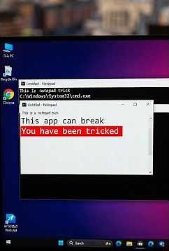 Epic Notepad Hack Changes Everything #NotepadTricks #WindowsHacks #Tech2025 #GameChanger