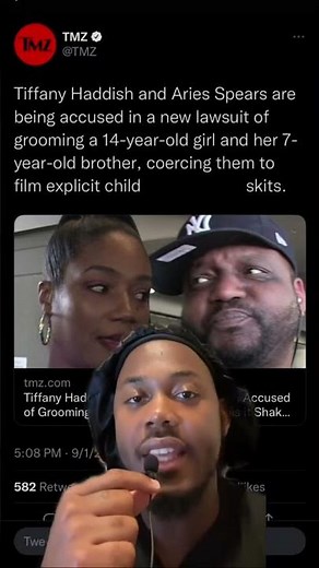 Aries Spears and Tiffany Haddish filmed a manipulative skit #tiffanyhaddish #ariesspears