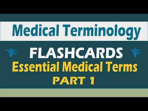 Medical Terminology | Essential Medical Terms Decoded | Flashcards Part 1 | NCLEX