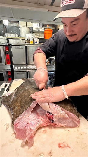 102 reactions · 11 shares | Our chef got his hands on a beautiful, locally caught Maine halibut this morning. This is what serving sea to table is all about. Every fillet is carefully cut, every portion prepared with the respect fresh seafood deserves. It’s moments like these that remind us why we love what we do: bringing the freshest catch from Maine waters straight to your table. Because at Saltwater Grille, every dish starts with the sea. | Saltwater Grille | Facebook