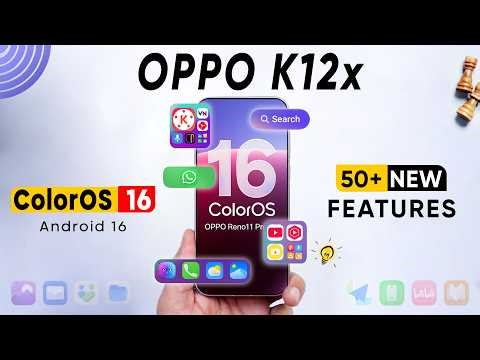 Oppo K12x ColorOS 16 Update: Secret Tips & Tricks You Must Know! | Oppo K12x New Update | Android 16