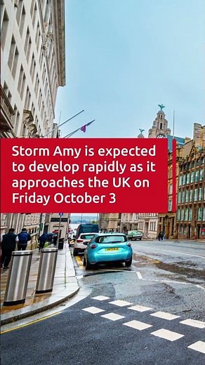 Storm Amy to hit UK as Met Office issues warning