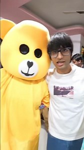 Sourav bhai ka Teddy Sali😁😁#shorts#souravbhaimeetup #birthday #souravjhoshivlog